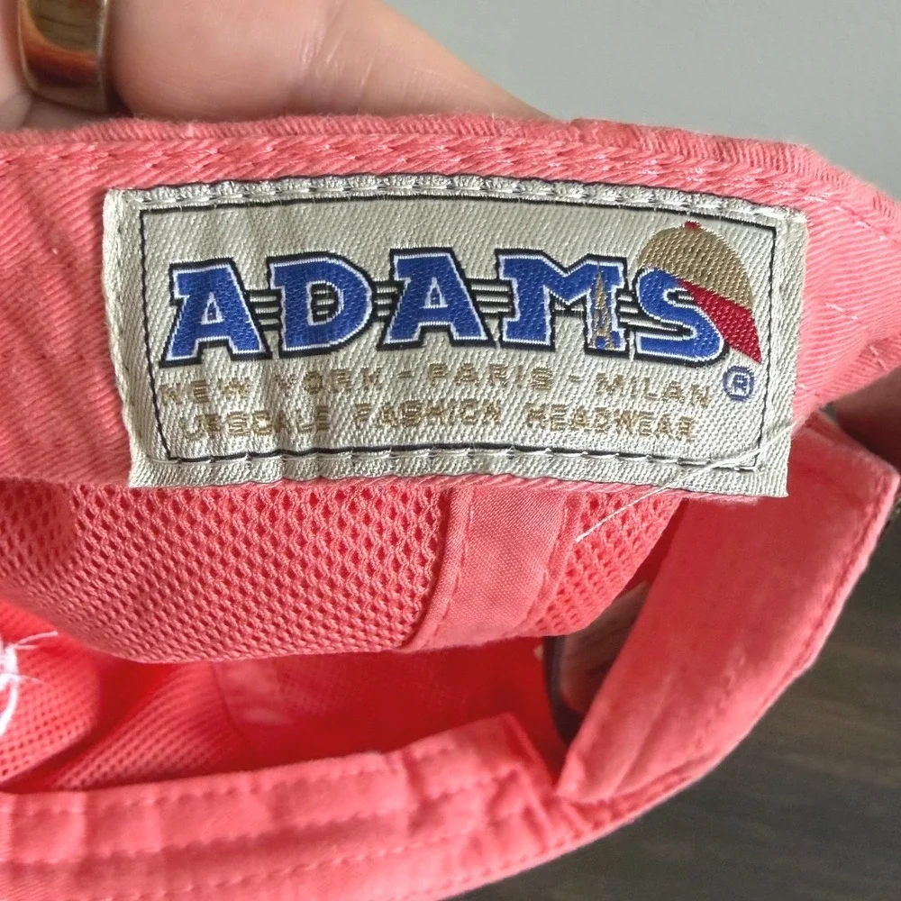 Adams The‎ Charleston Angler  Embroidered Fishing Cotton Adj Women's Hat OSFA
